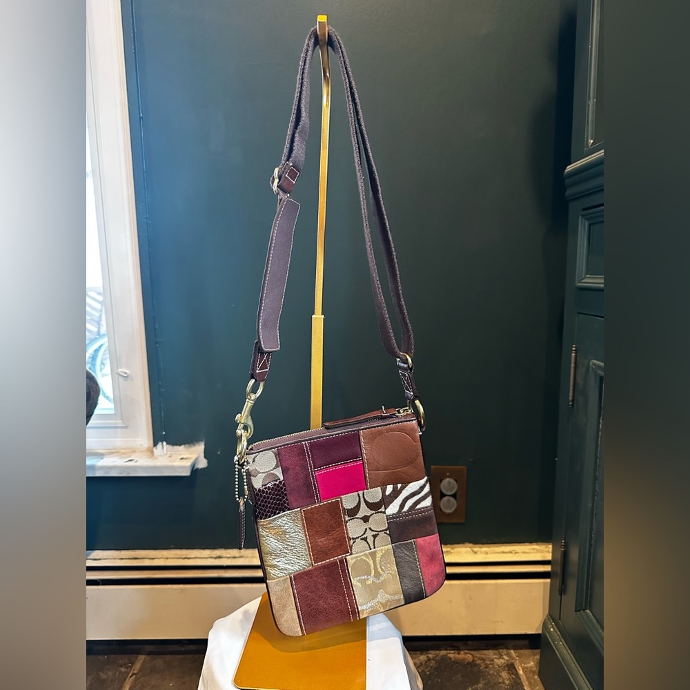 Vintage Coach Patchwork crossbody